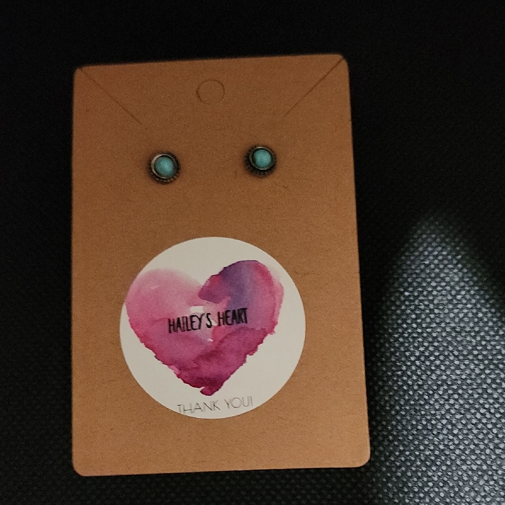 5/$25 Mini Turquoise Stud Earrings